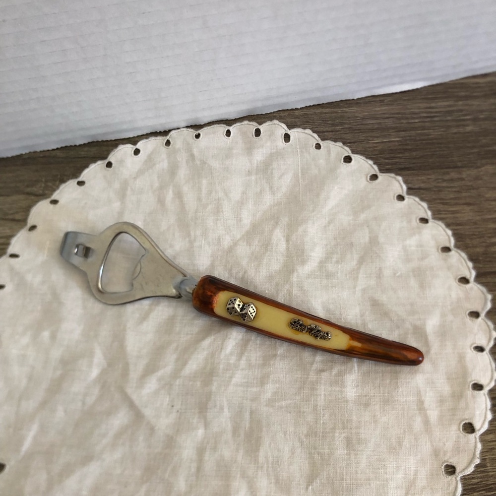 Vtg Las Vegas Novelty Bottle Opener